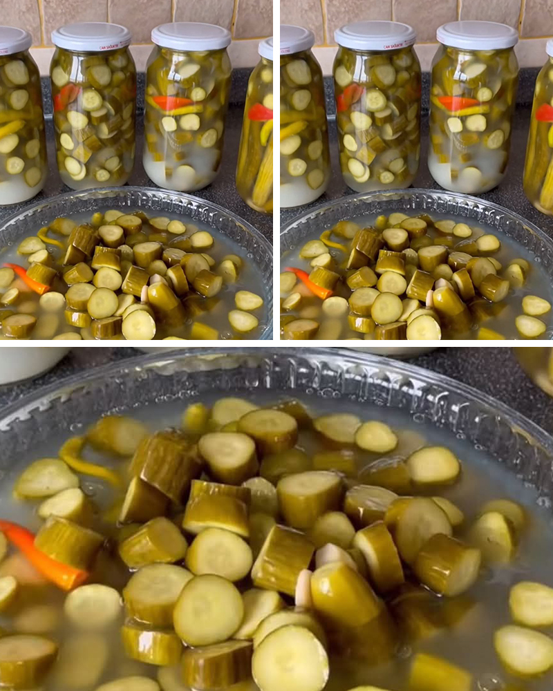 Suyunu İçmeye Doyamayacağınız 3 Günde Hazır Kütür Kütür Salatalık Turşusu Tarifi - 3