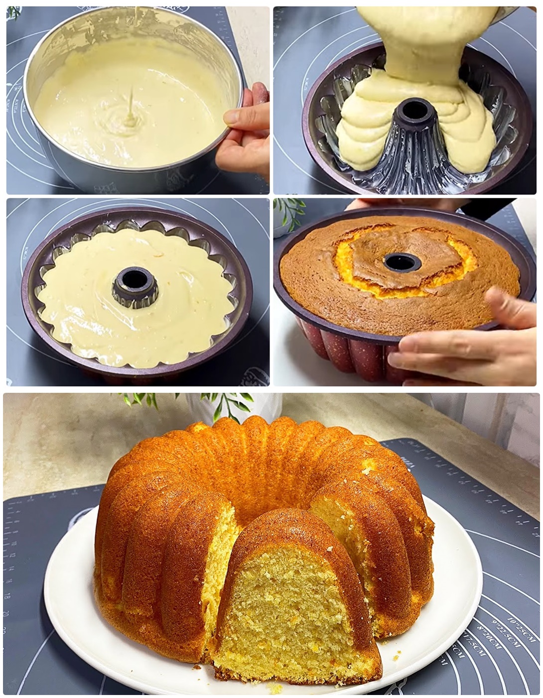 Portakallı Bulut Gibi Sünger Kek Tarifi - 2