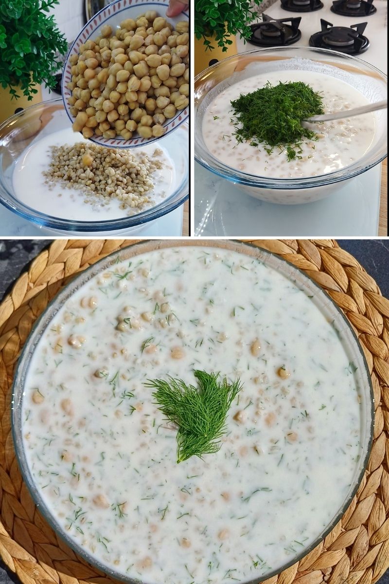 Soğuk Ayran Aşı Çorbası Tarifi - 1