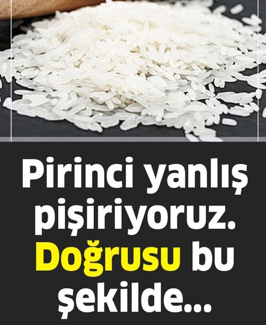 Pirinci yanlış pişiriyorsunuz işte doğru pişirme yöntemi - 1