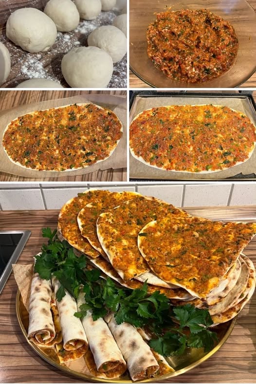 Evde Çıtır Lahmacun Tarifi - 1
