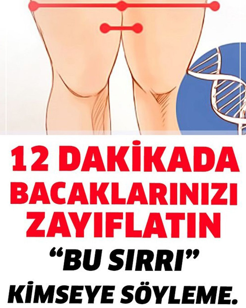 12 Dakikada Daha İnce Bacaklara Sahip Olun - 1