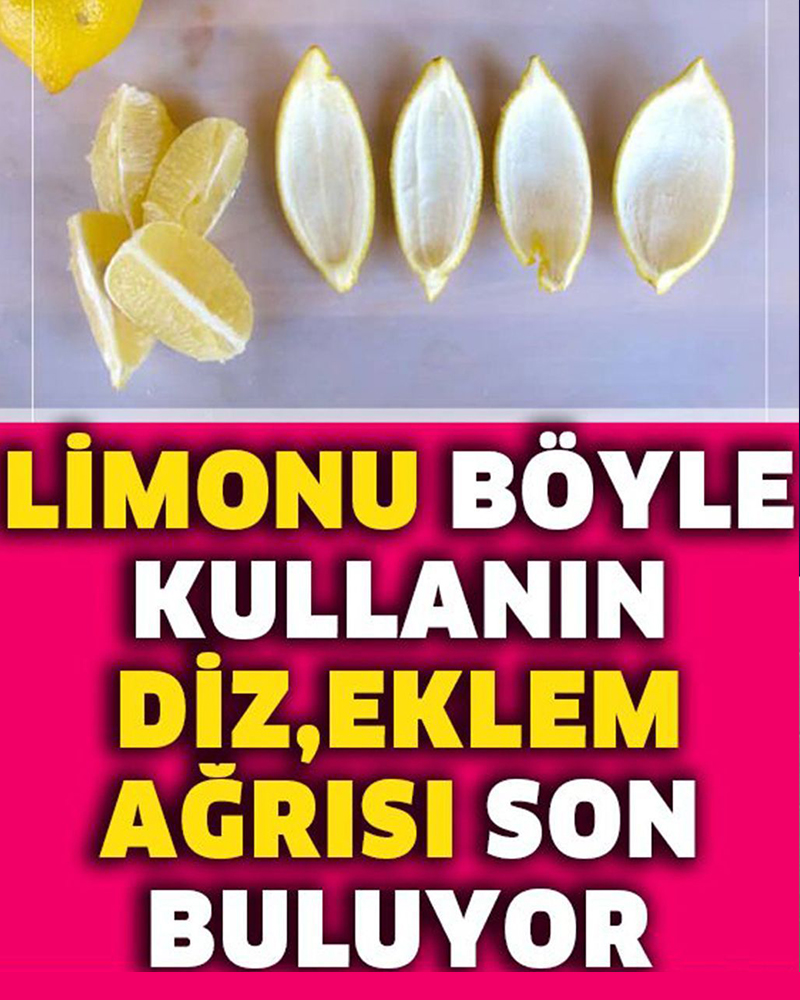 Limon Kabuğu Kullanarak Eklem Ağrılarınızdan Kurtulun - 1