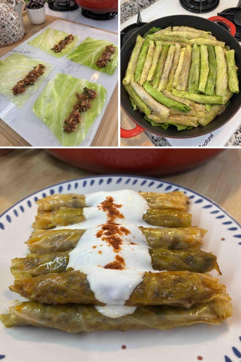 Kokusuz Misler Gibi Lahana Sarması Tarifi - 1