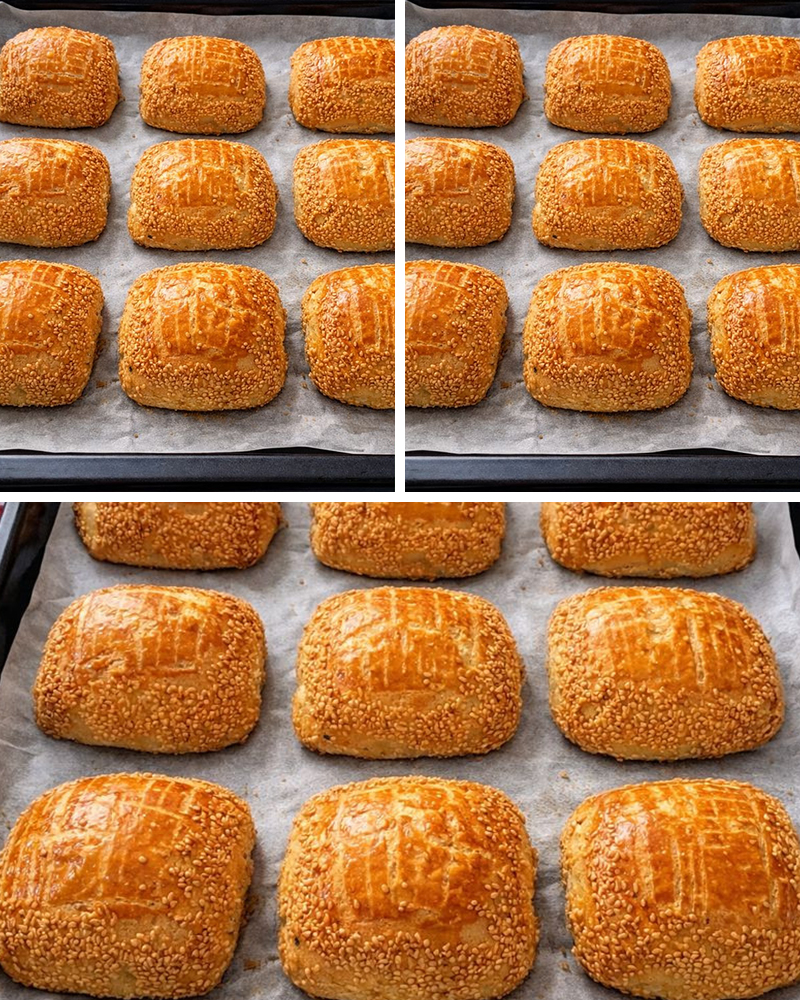 Susamlı 5 Dakika Poğaçası Tarifi - 3