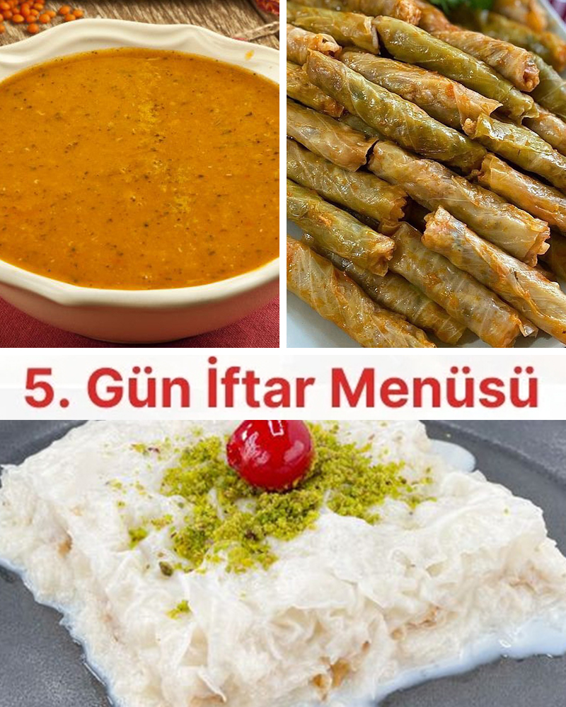 Ramazan'ın 5.Gün İftar Menüsü - 1