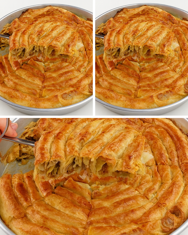 5 Yufkayla 1 Tepsi Börek Tarifi - 3