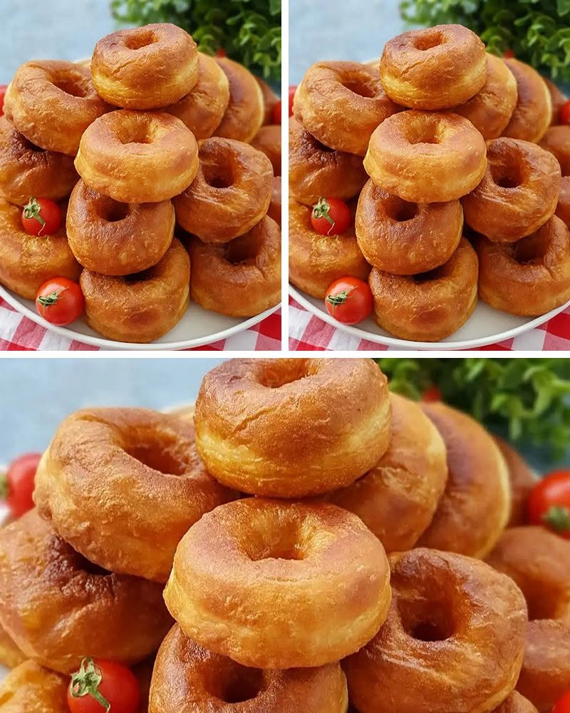 Dev Gibi Kabaran Yağ Çekmeyen Pişi Tarifi - 1