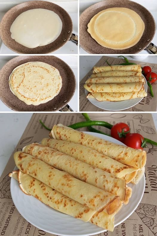 Kızım İçin Tam Ölçülü Kahvaltılık Krep Tarifi - 2