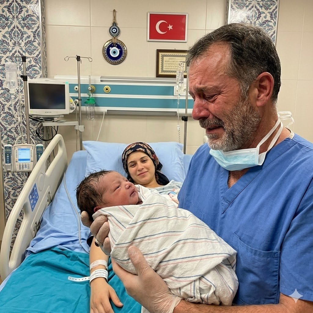 O, doğum yapmak için hastaneye tek başına geldi - 1