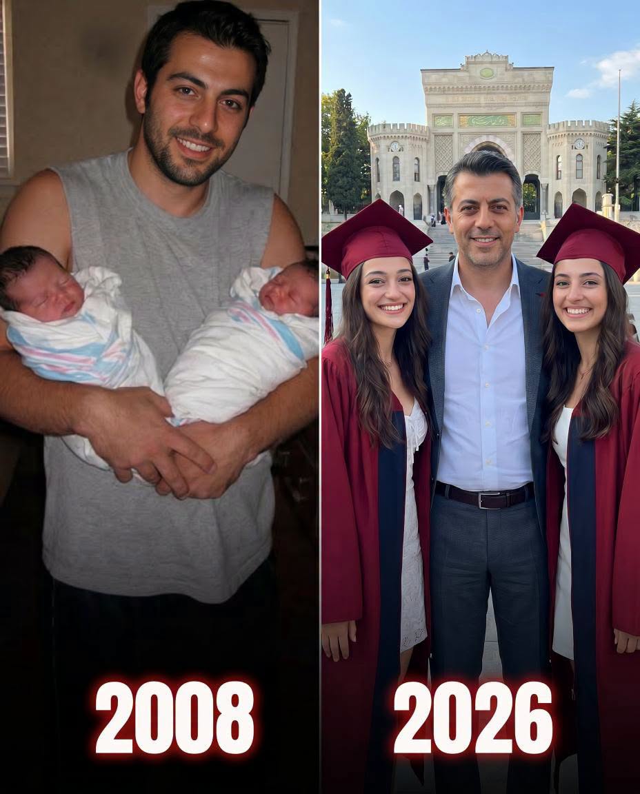 18 yıl sonra ise mezuniyet törenlerine geldi - 1