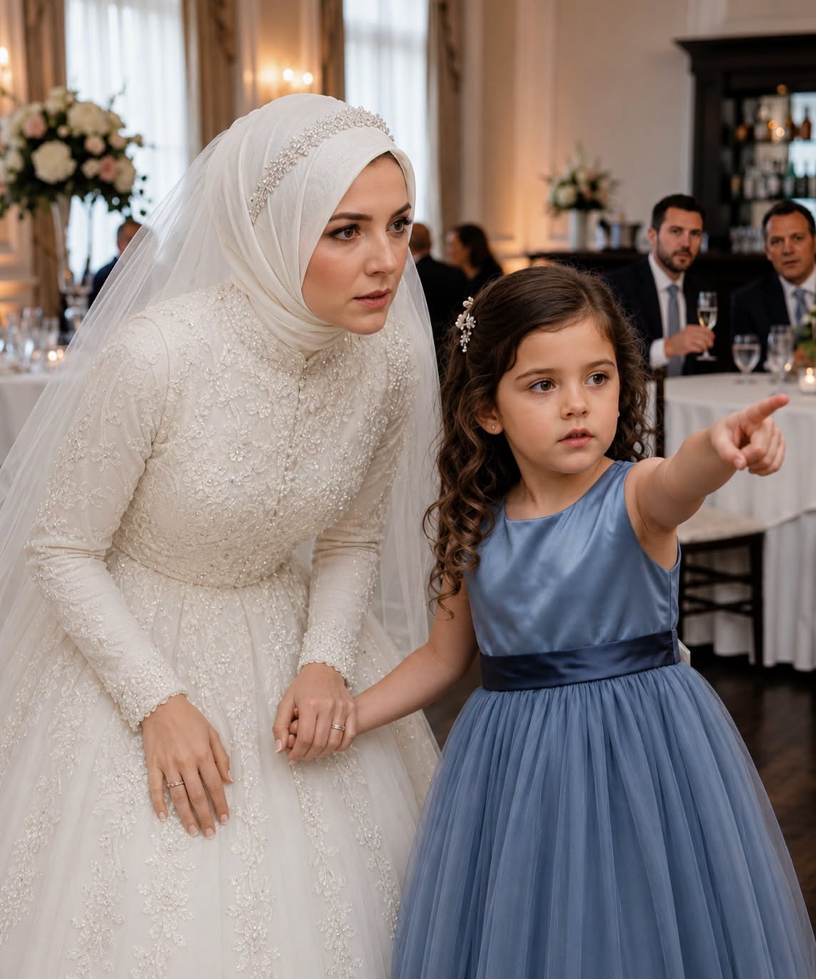 5 yaşındaki kızım gelinliğimi çekiştirip fısıldadı - 2