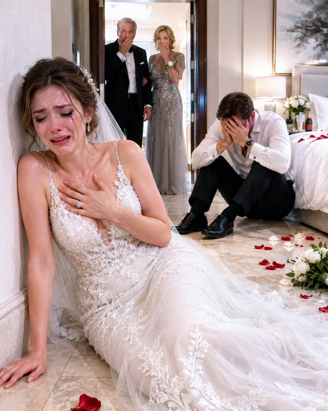 Gelin düğün gecesinde çığlık attı - 1