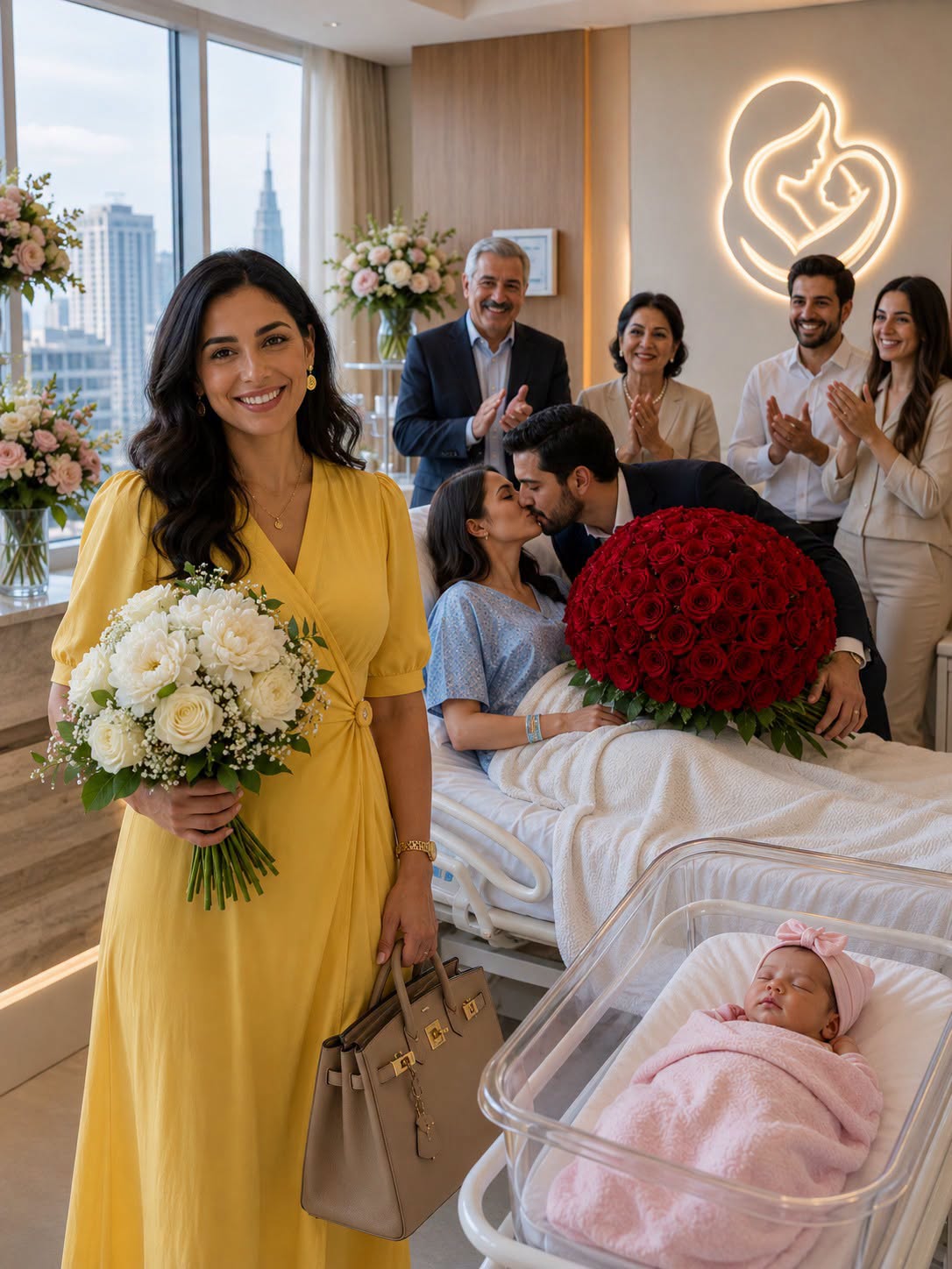 Ablamın yeni doğan bebeğini ziyarete gittim - 3
