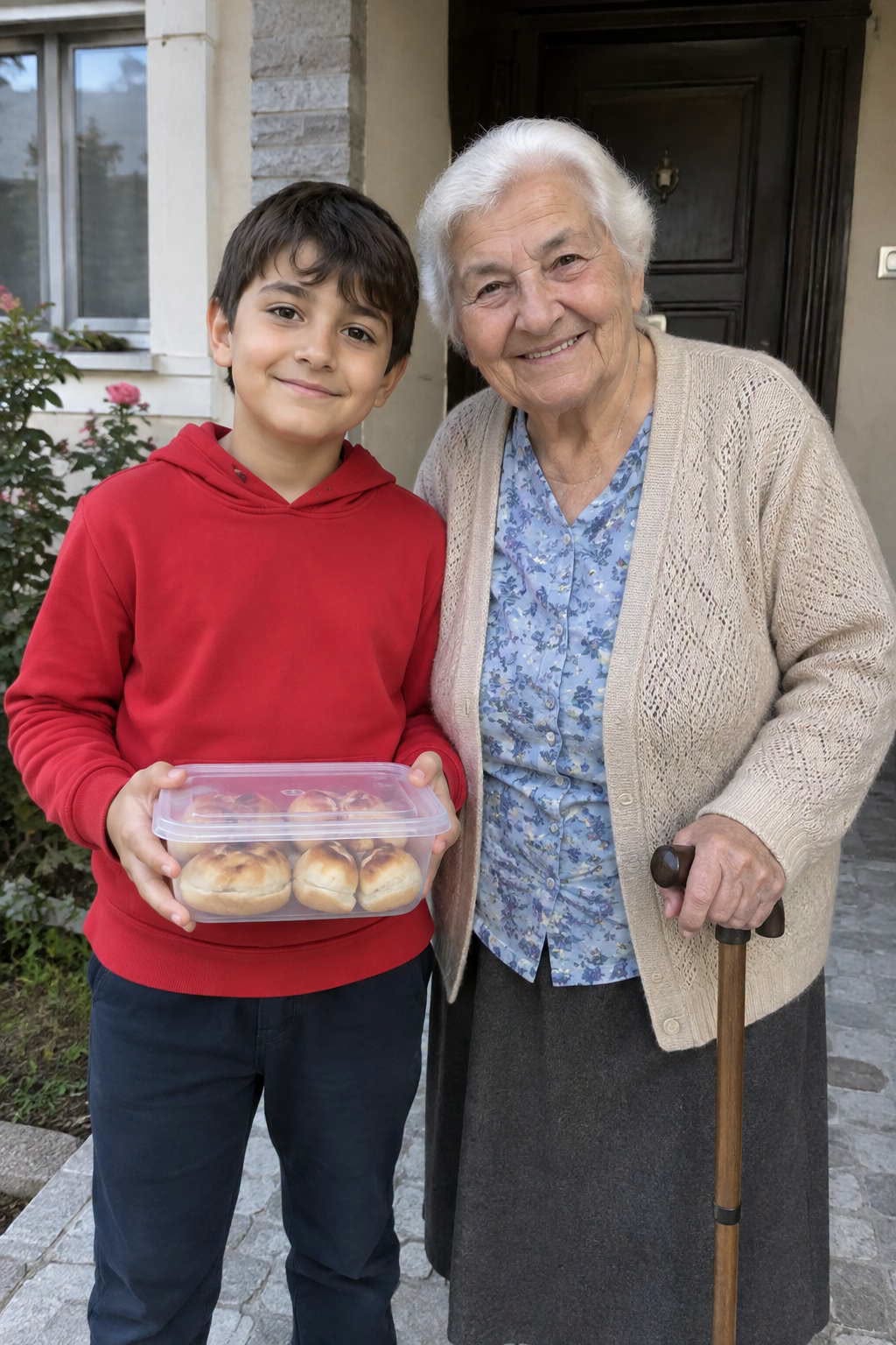 11 YAŞINDAKİ OĞLUM HASTA KOMŞUMUZ İÇİN - 1