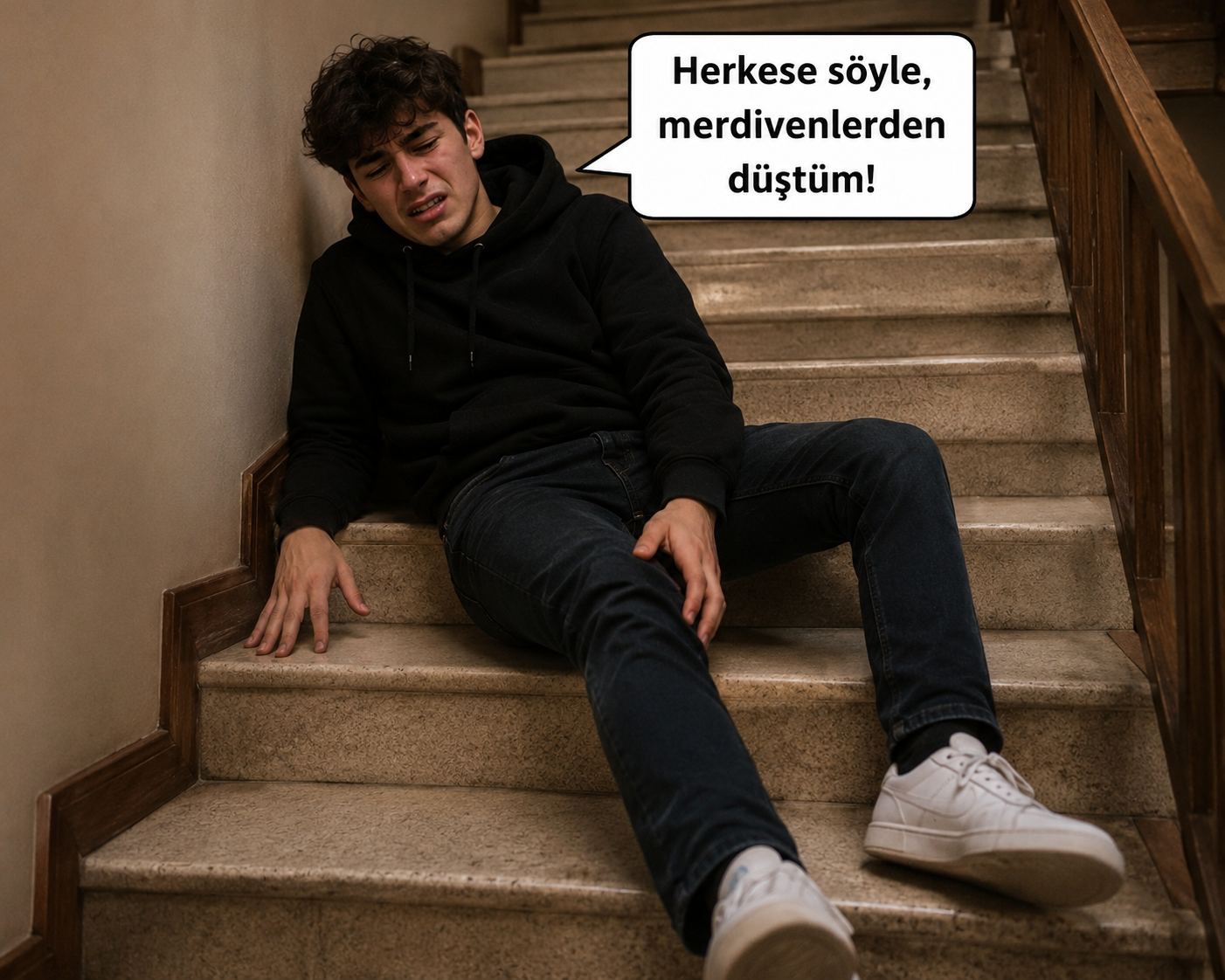 Herkese söyle, merdivenlerden düştüm - 2