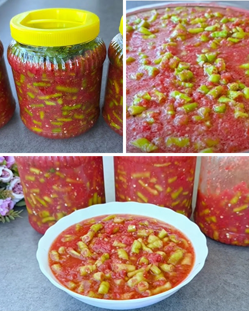 Kaynatmadan Domatesli Biber Turşusu Tarifi - 2