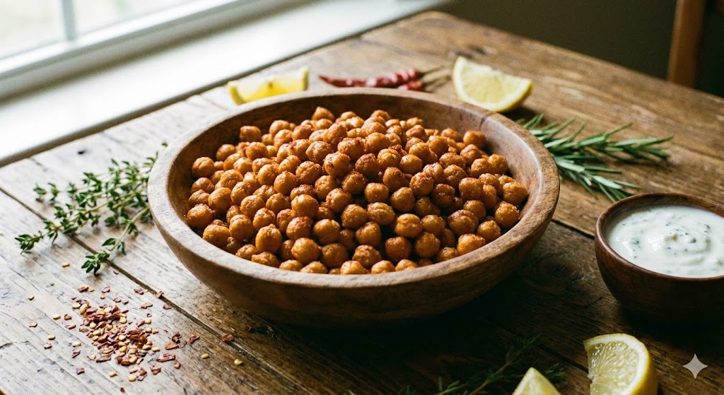 Faydaları Saymakla Bitmez Baharatlı Çıtır Nohut Tarifi - 1