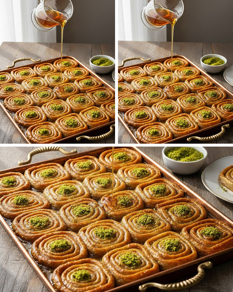 Tam Kıvamında Nefis Burma Baklava Tarifi - 1