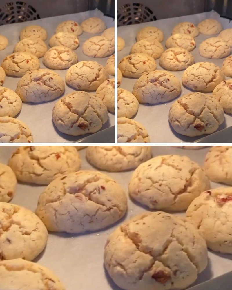 Sıvıyağlı Fındıklı Cevizli Çatlak Kurabiye Tarifi - 3