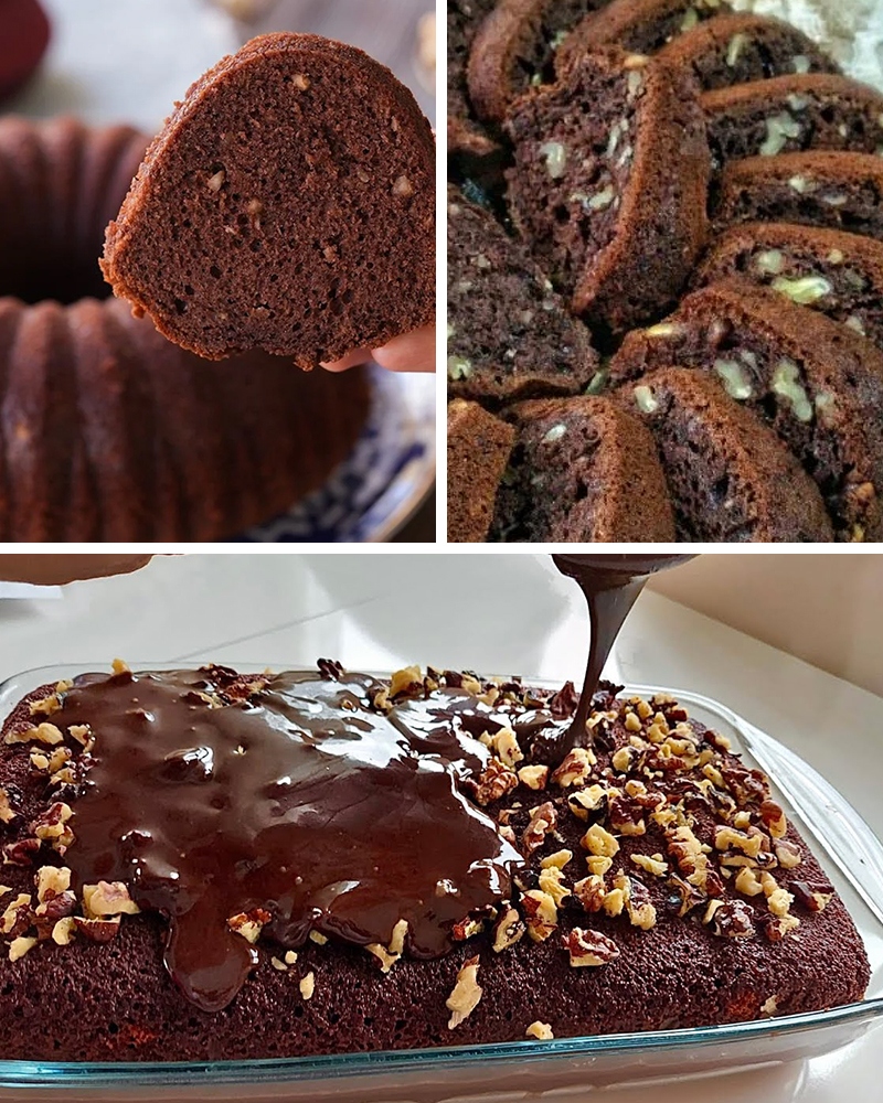 Cevizli Kakaolu Kek Tarifi - 2