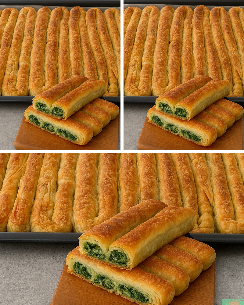 Çıtır Çıtır Ispanaklı Tepsi Böreği Tarifi - 1