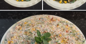 Süt Mısırlı Semizotlu Meze Tarifi