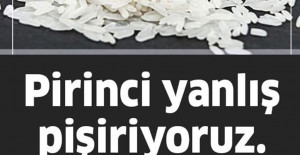 Pirinci yanlış pişiriyorsunuz işte doğru pişirme yöntemi