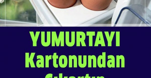 Yumurtayı kartonundan çıkarıp asla dolaba koymayın	