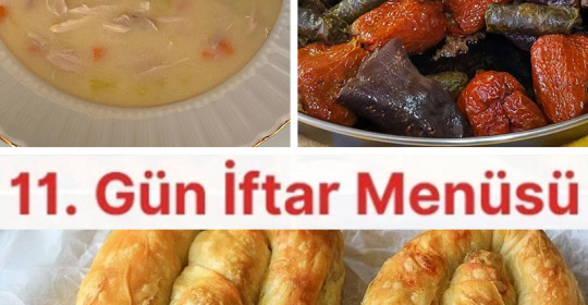 Ramazan'ın 11.Gün İftar Menüsü	
