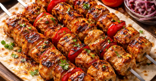Lokum Gibi Yumuşacık Tavuk Şiş Tarifi
