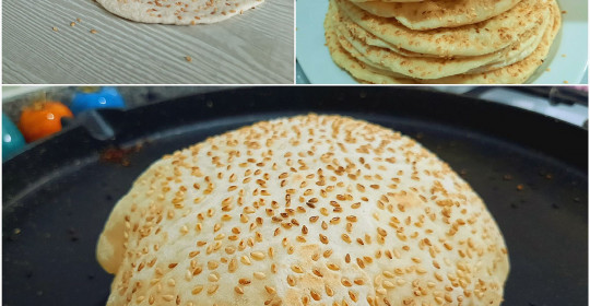 Susamlı Balon Ekmek Tarifi