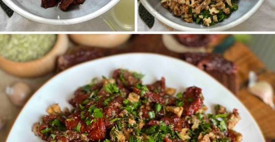 Kuru Domates Mezesi Tarifi