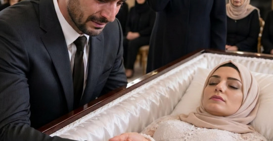 Eşimin tabutundaki buz gibi alnını son kez öptüm