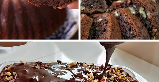 Cevizli Kakaolu Kek Tarifi