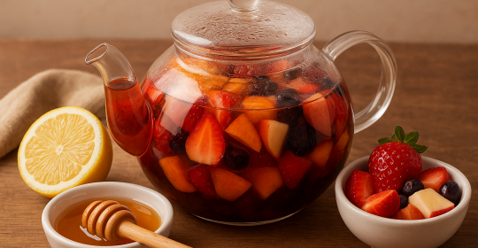 Soğuk Günlerde Şifalı İçecek Meyveli Kış Çayı Tarifi 