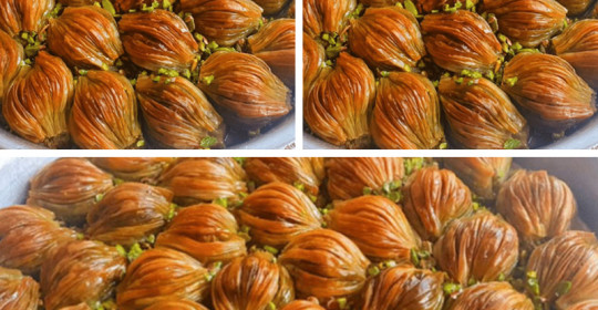 Fıstıklı Kaymaklı Midye Baklava Tarifi