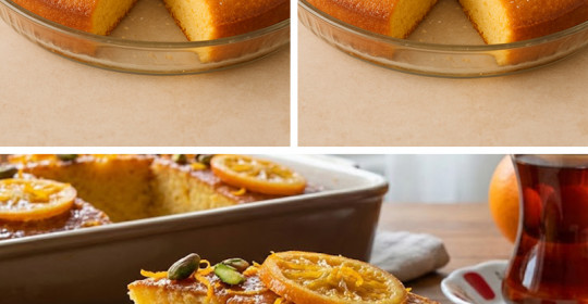 Portakallı Islak Kek Tarifi