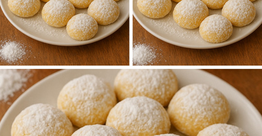 Mandalinalı Pudra Şekerli Kurabiye Tarifi