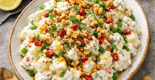 Yoğurtlu Patates Salatası Tarifi