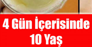 4 Gün İçerisinde 10 Yaş Gençleştiren Ev Yapımı Krem	