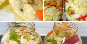 Kütür Kütür Uzun Ömürlü Suyu İçilebilir Karışık Turşu Tarifi