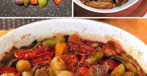 Fırında Patlıcanlı Et Güveci Tarifi