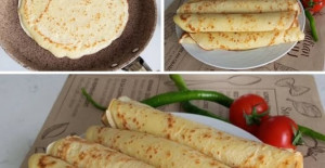 Kızım İçin Tam Ölçülü Kahvaltılık Krep Tarifi
