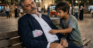 20 bin lirayla uyuyormuş gibi yapıp bir sokak çocuğuna tuzak kurdu