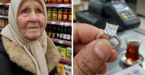 Bir süpermarket rafında yüzük buldum
