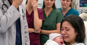 Bebeğini doğurmak için hastaneye yalnız başına geldi