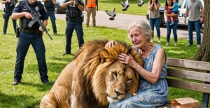 Aslan Hayvanat Bahçesinden Kaçtı Ve Yaşlı Bir Kadını Aradı