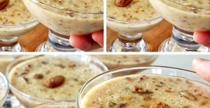 Tam Kıvamında Bademli Muhallebi Tarifi