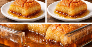 Kıyır Kıyır Borcamda Şerbetli İrmik Tatlısı Tarifi